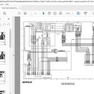 Cat TL642C & TL943C Electrical Schematic Manual - PDF DOWNLOAD