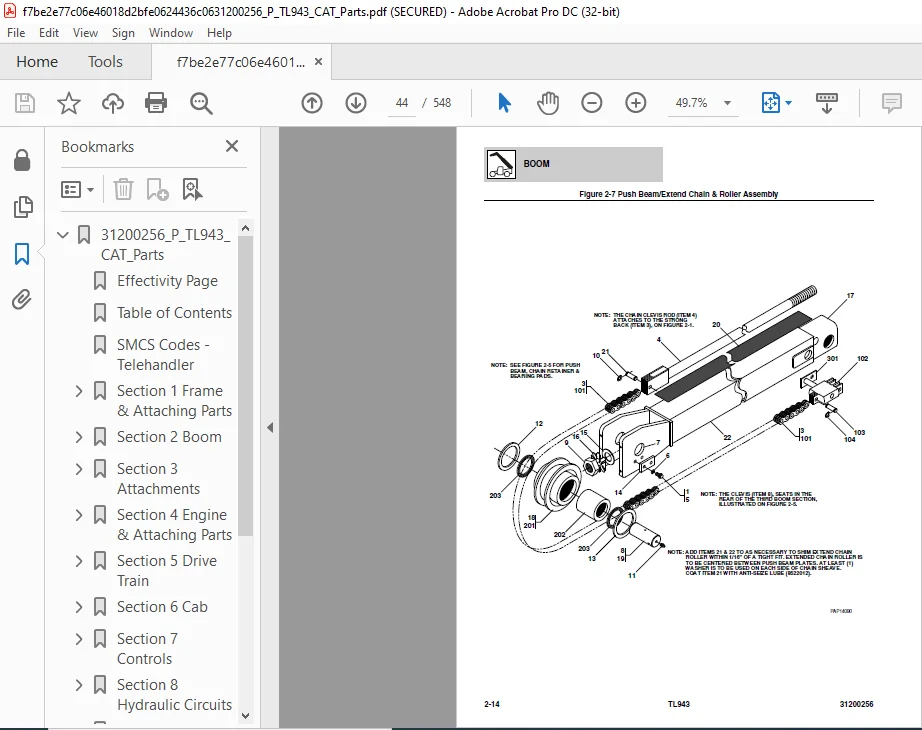 Cat TL943 Parts Manual - PDF DOWNLOAD - Image 5
