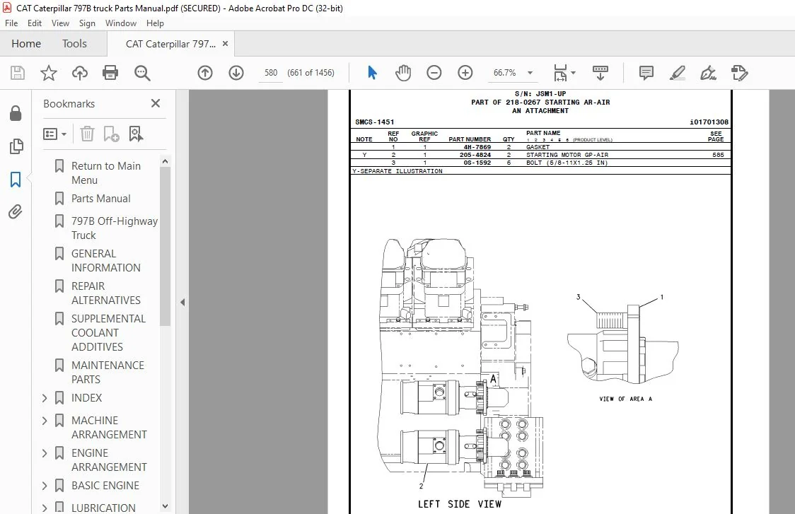 Caterpillar 797B Off-Highway Truck Parts Manual - PDF DOWNLOAD - Image 3