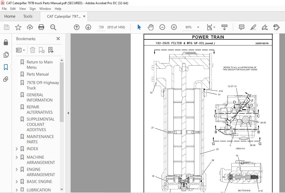Caterpillar 797B Off-Highway Truck Parts Manual - PDF DOWNLOAD - Image 4