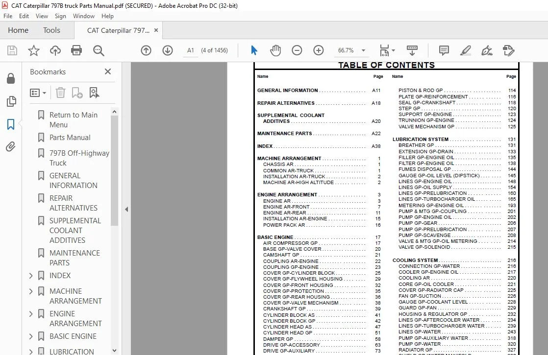 Caterpillar 797B Off-Highway Truck Parts Manual - PDF DOWNLOAD - Image 6