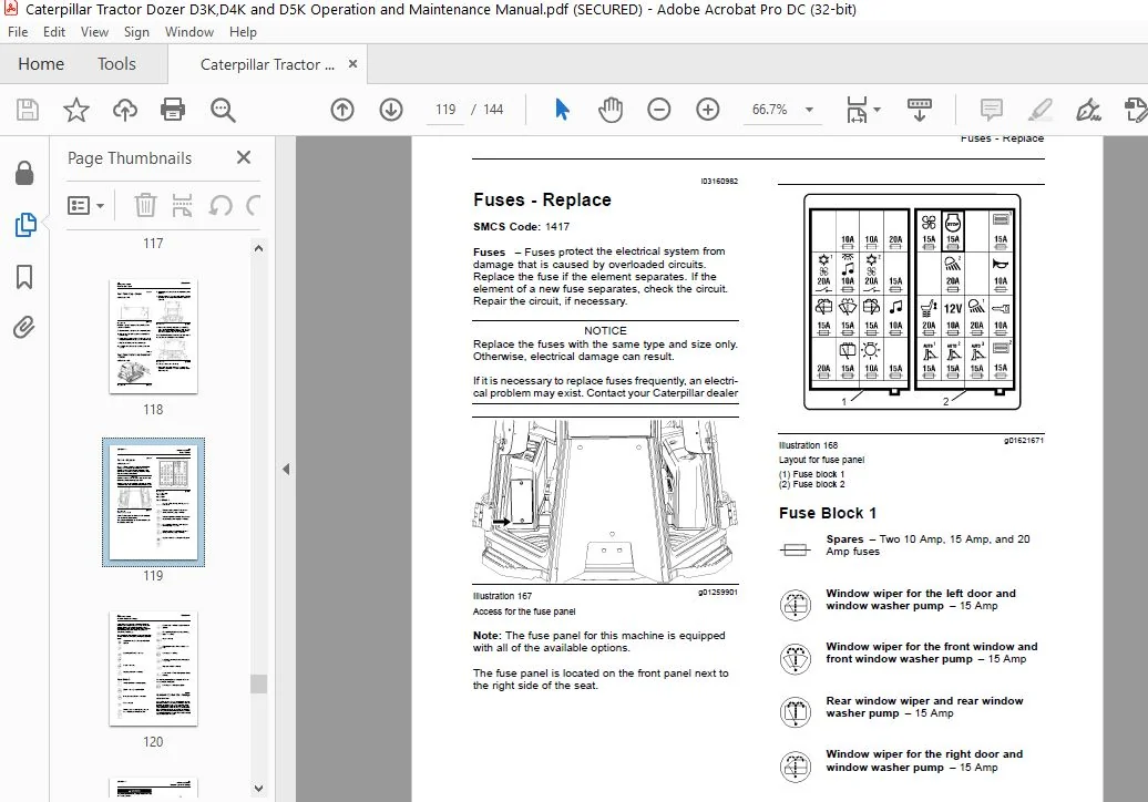 Caterpillar Dozer D3K D4K & D5K Track-Type Tractors Operation & Maintenance Manual - Image 2