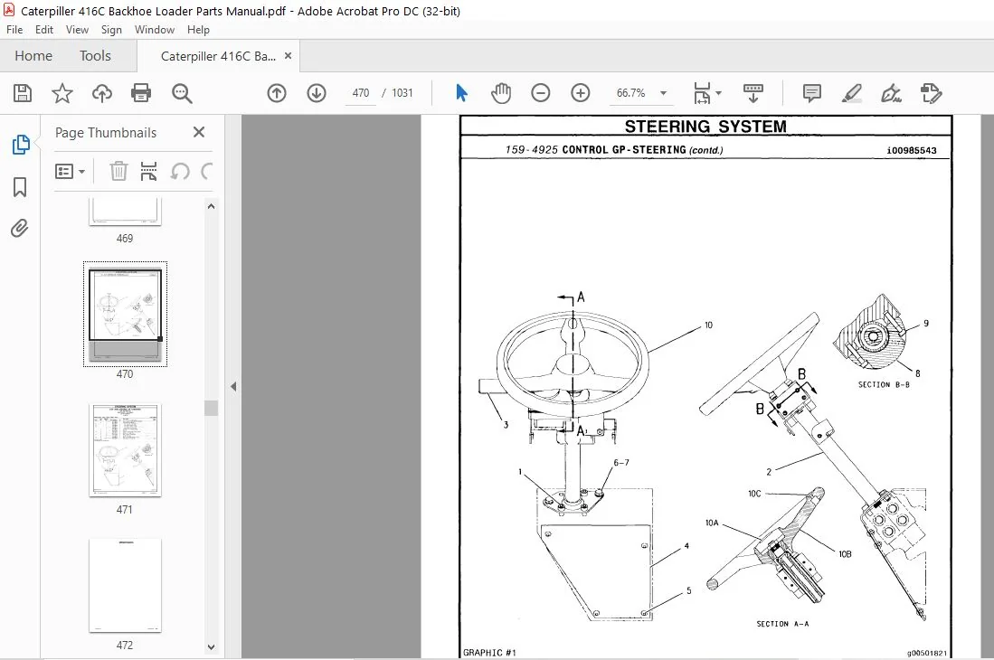 Caterpiller 416C Backhoe Loader Parts Manual - PDF DOWNLOAD - Image 5