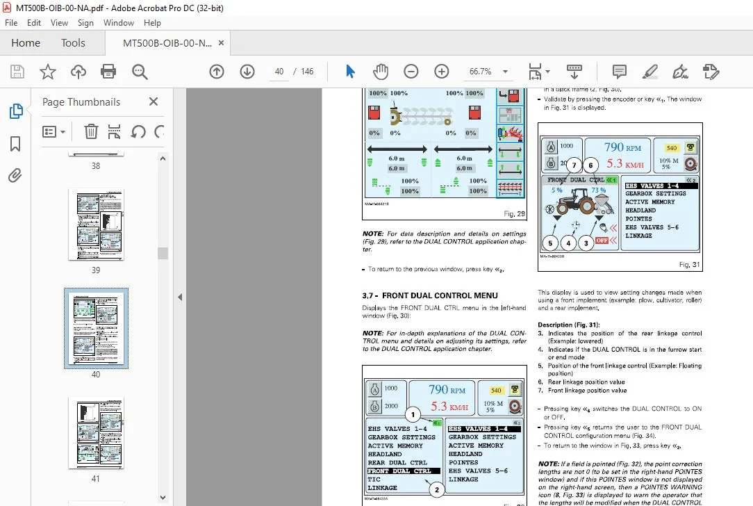 Challenger Datatronic 3 MT500B Series MT525B MT535B MT545B MT555B MT565B Operator Instruction Manual - Image 2
