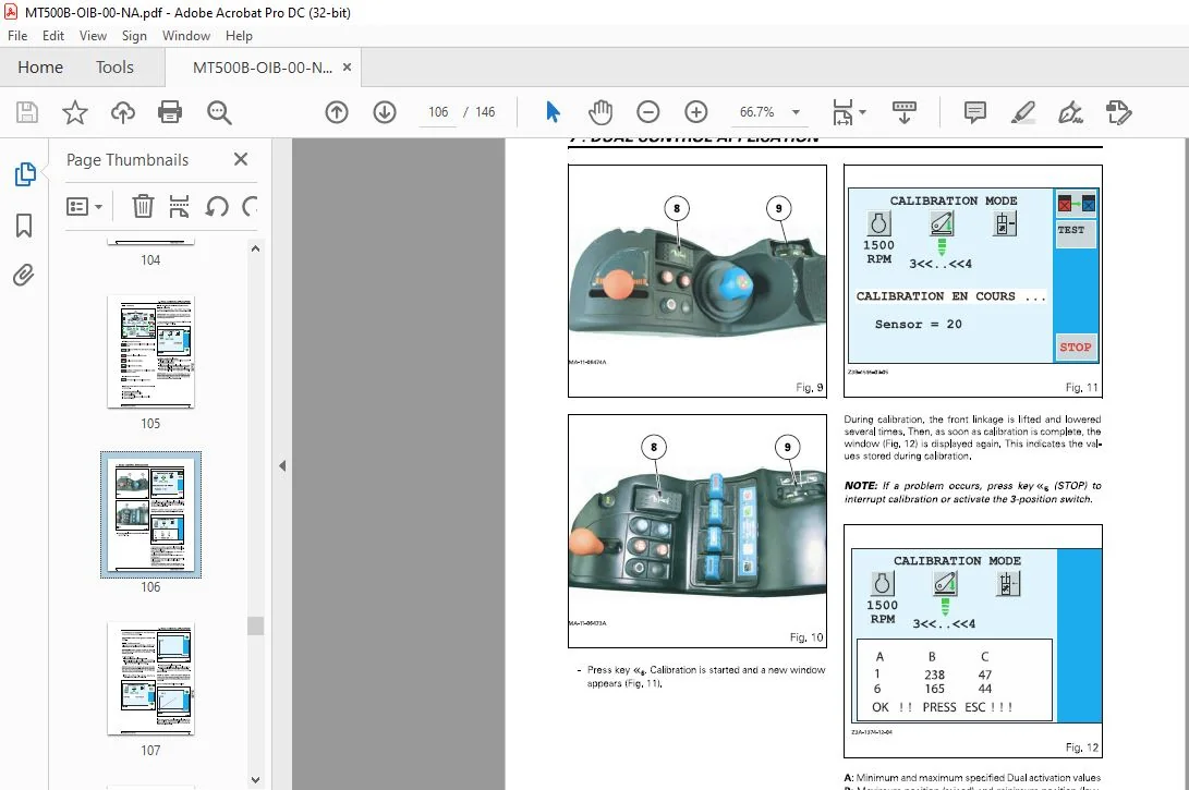 Challenger Datatronic 3 MT500B Series MT525B MT535B MT545B MT555B MT565B Operator Instruction Manual - Image 4