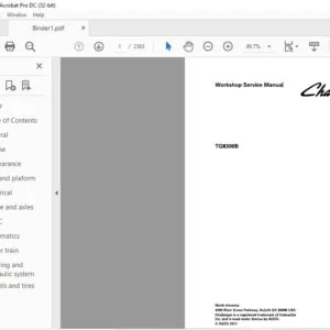 Challenger EU Applicator TG8300B Workshop Service Manual - PDF DOWNLOAD