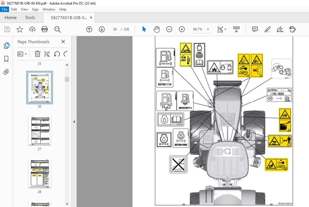 Challenger EU Articulated Tractor MT945E MT955E MT965E MT975E Operator's Manual - Image 3