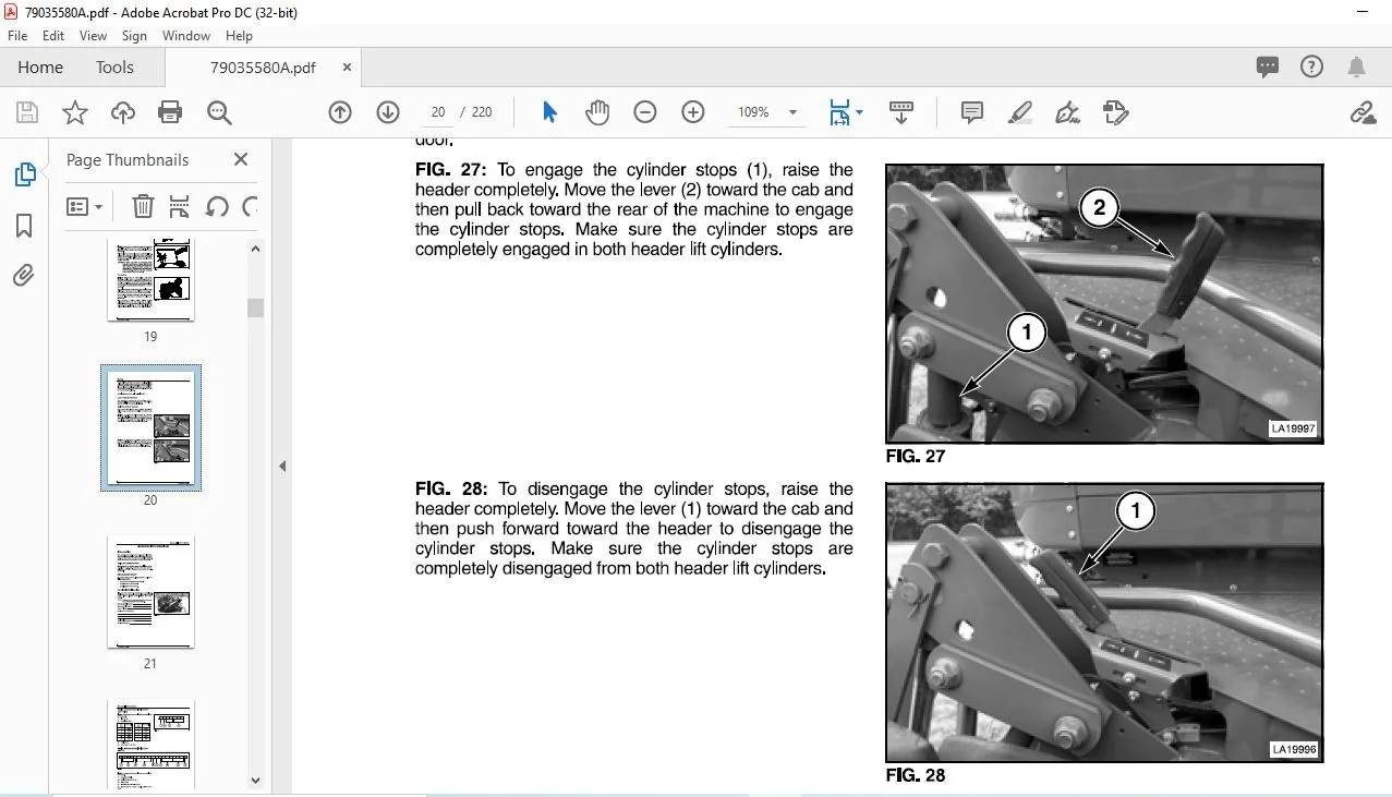 Challenger EU Harvesting 5200 DHW Draper Header Service Manual 79035580A - PDF DOWNLOAD - Image 4