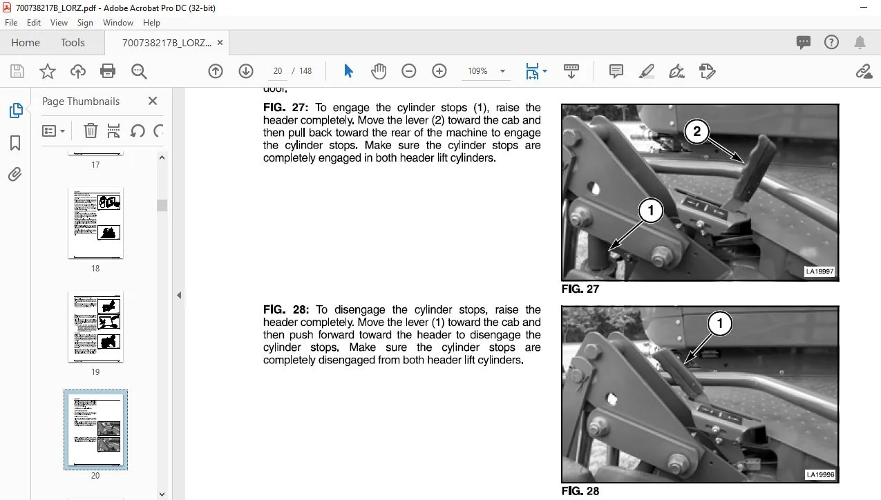 Challenger EU Harvesting 5200 Draper Header Operator Manual 700738217B - PDF DOWNLOAD - Image 4