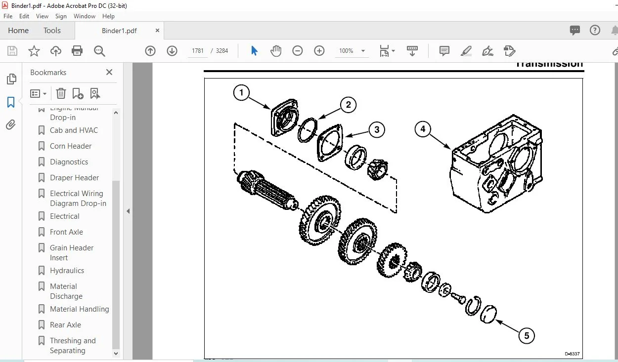 Challenger EU Harvesting 520C Rotary Combine Service Manual 79036641A - PDF DOWNLOAD - Image 2