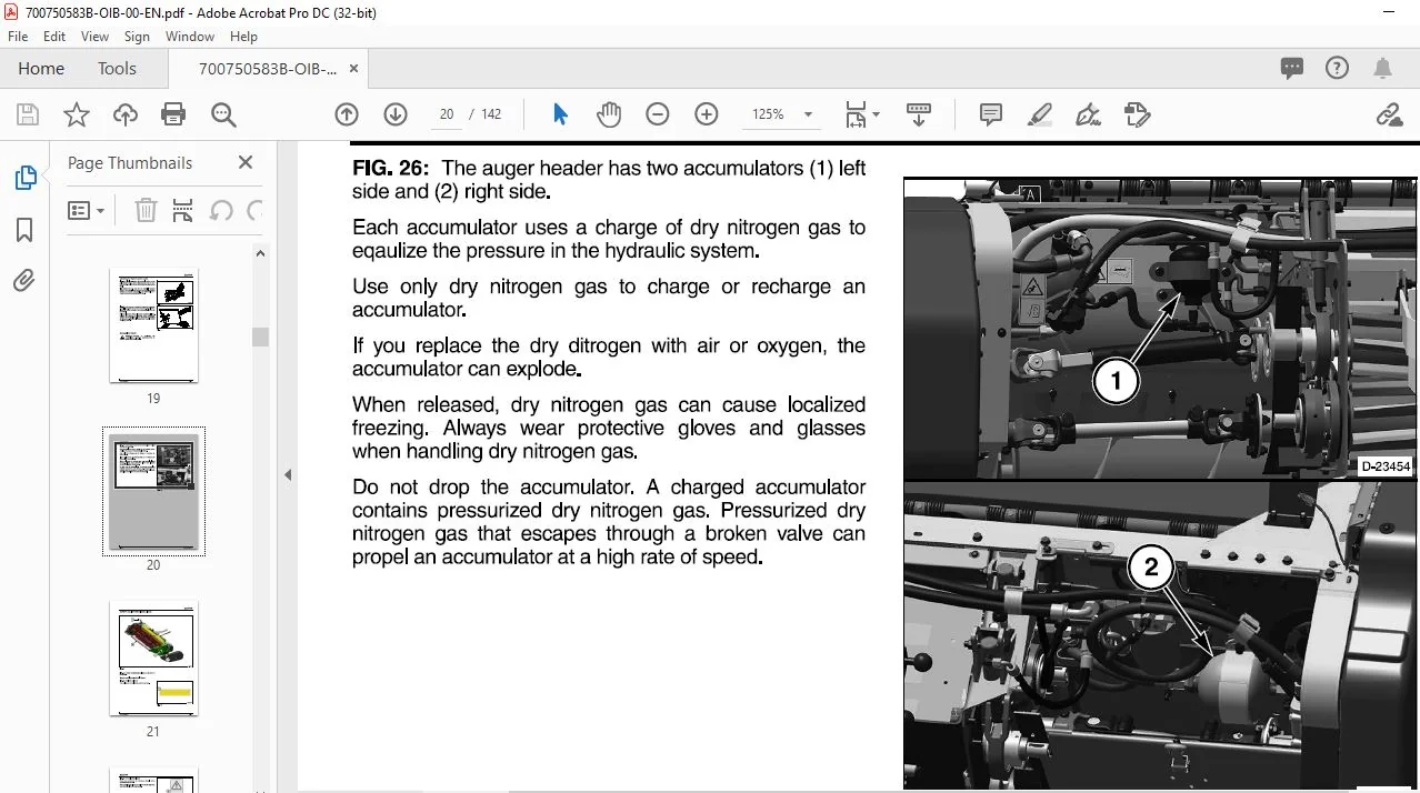 Challenger EU Harvesting 9246 Auger Header Operator Manual 700750583B - PDF DOWNLOAD - Image 3
