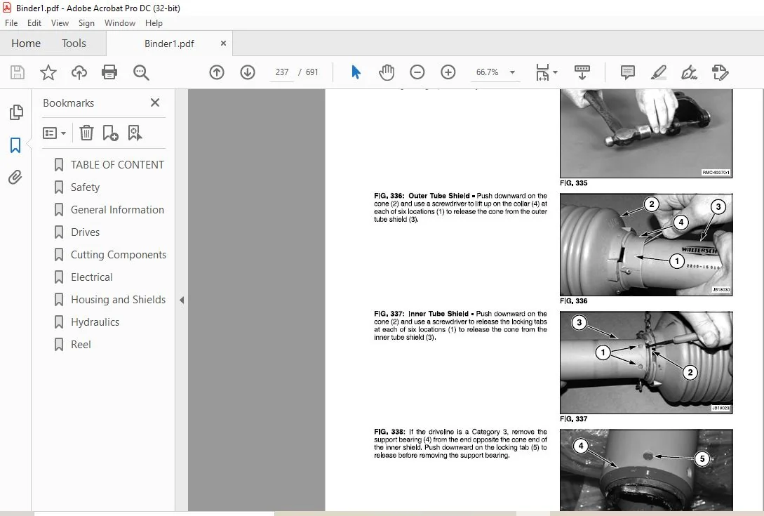 Challenger EU Harvesting FDH DynaFlex Draper Header Service Manual 79034310B - Image 3