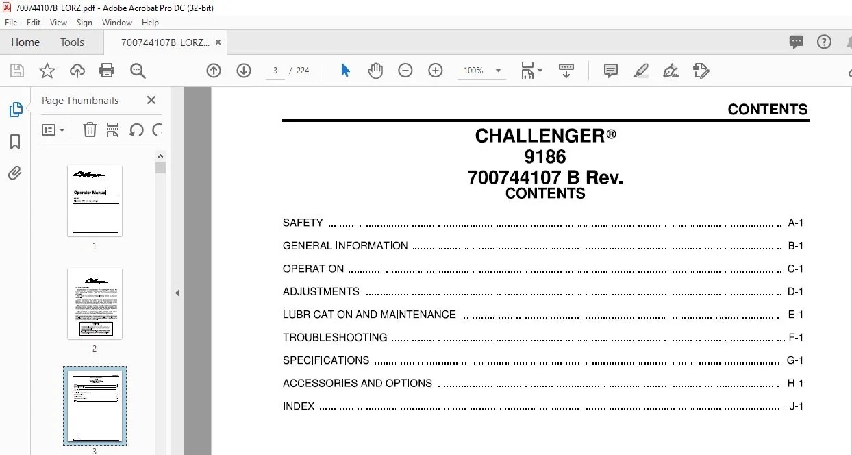Challenger EU Hay Equipment 9186 Planter (70 cm spacing) Operator Manual - PDF DOWNLOAD - Image 3