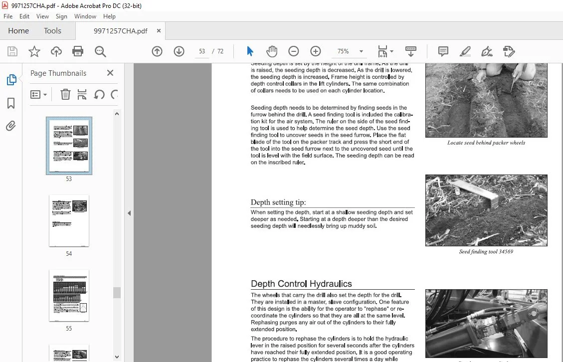 Challenger EU Hay Equipment 9830 9850 Single Disc Drill Operator Manual - PDF DOWNLOAD - Image 3