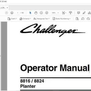 Challenger EU Hay Equipment 1373 1376 Rotary Disc Mower Operator's Manual - PDF DOWNLOAD
