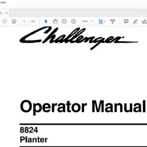 Challenger EU Seeing 8824 Planter Operator Manual 700736188C - PDF DOWNLOAD