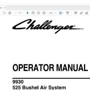 Challenger EU Seeing 9930 Bushel Air System Operator Manual 9971265CHA - PDF DOWNLOAD