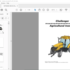 Challenger MT400B Series MT425B-MT445B-MT455B-MT465B-MT475B AutoPower IV Operator Instruction Manual