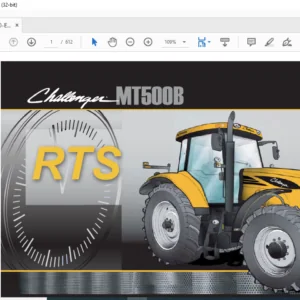 Challenger MT500B Series MT525B MT535B MT545B MT555B MT565B MT575B TECHstar CVT Repair Time Schedule Manual