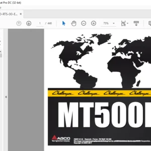 Challenger MT500D Series MT515D MT525D AutoPower VI Repair Time Schedule Manual - PDF DOWNLOAD