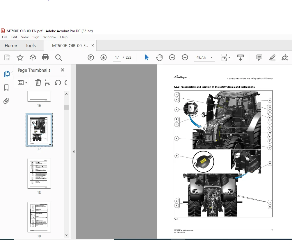 Challenger MT500E Series MT 555E MT 565E MT 575E MT 585E MT 595E AutoPower VI Operator's Manual - Image 2