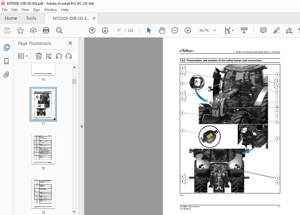 Challenger MT500E Series MT 555E MT 565E MT 575E MT585E MT 595E AutoPower VI Operator's Manual - Image 3