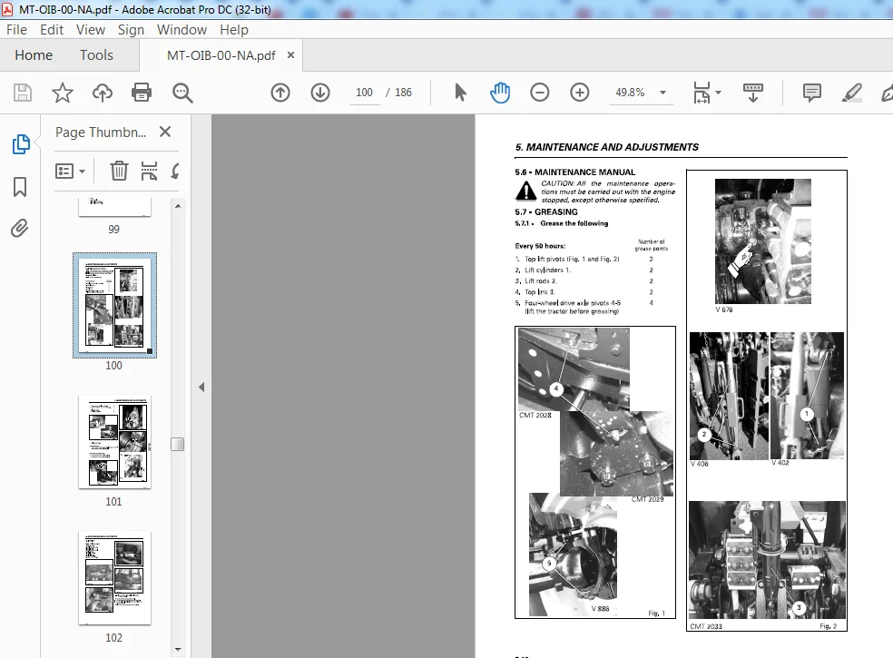 Challenger MT565 Series Agricultural Tractors Operator Instruction Manual 3378355M1 - Image 3