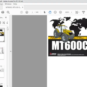 Challenger MT600C Series MT645C MT655C MT665C MT675C MT685C Repair Time Schedule Manual