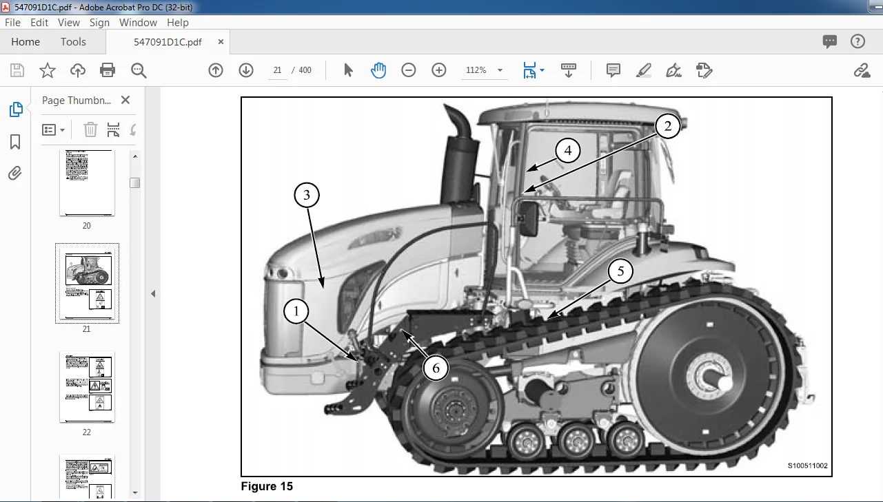Challenger MT745D MT755D MT765D Tracteur a chenilles en caoutchouc Guide de l'utilisateur - (French) - Image 4