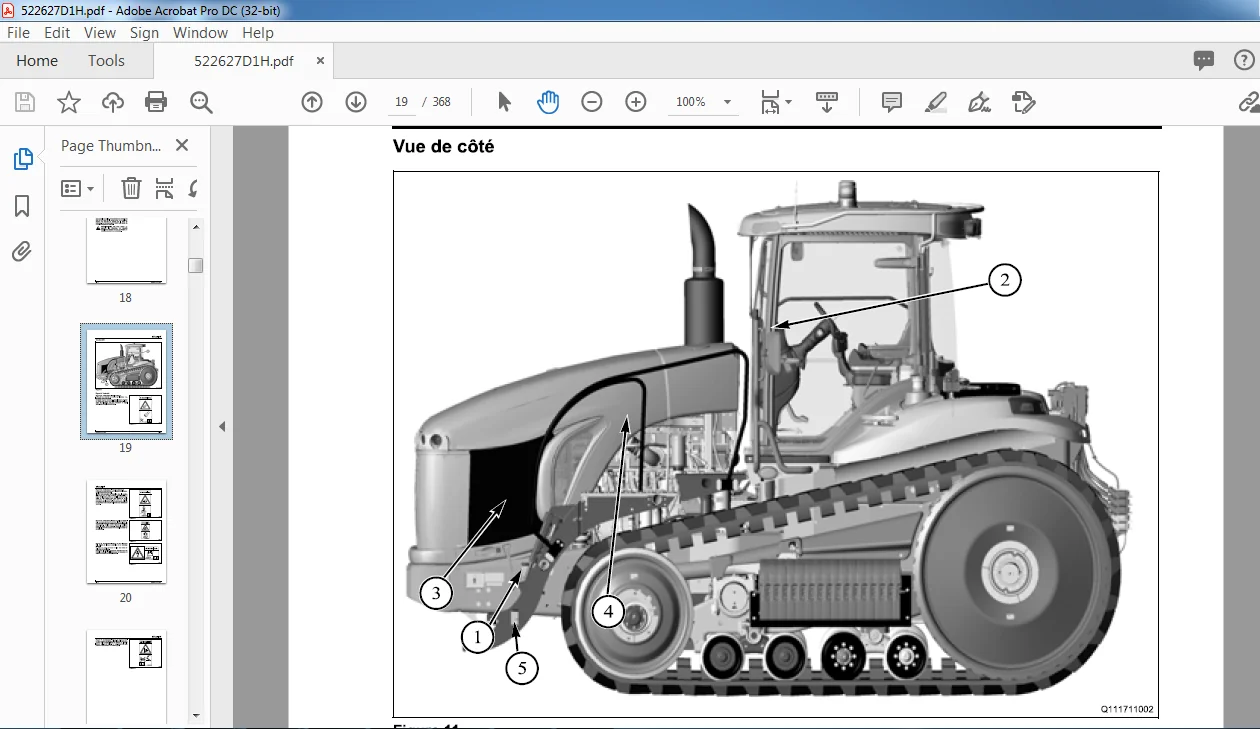 Challenger MT835C MT845C MT855C MT865C MT875C Tracteur а chenilles en caoutchouc Guide de l'utilisateur - (French) - Image 3