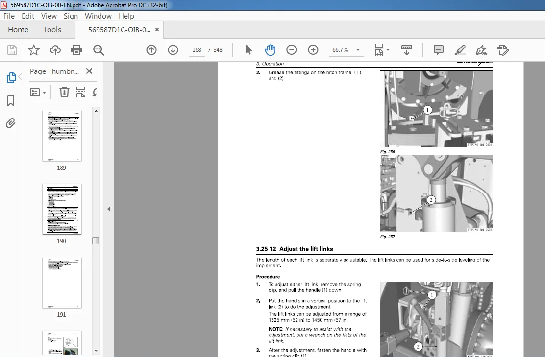 Challenger Rubber Track Tractor MT855E MT865E MT875E LRC Operator's Manual 569587D1C - Image 3