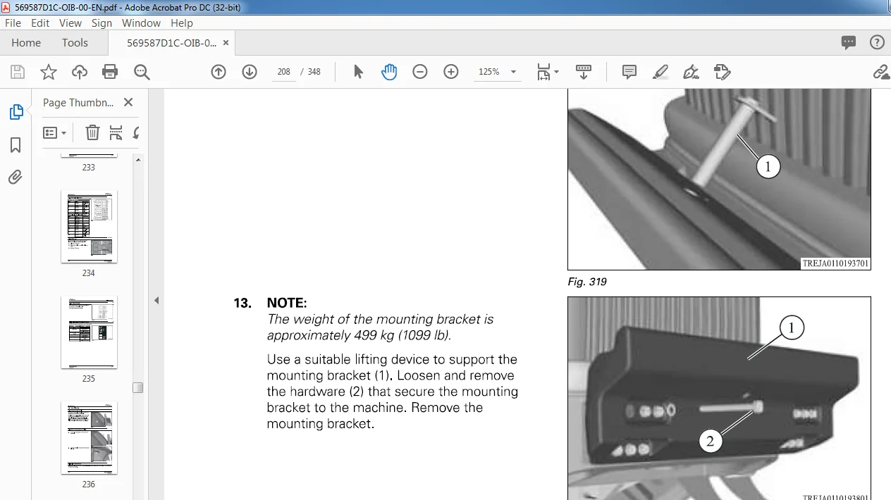 Challenger Rubber Track Tractor MT855E MT865E MT875E LRC Operator's Manual 569587D1C - Image 4