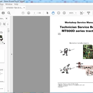 Challenger Technician Service Book MT600D Workshop Service Manual 4346918M3
