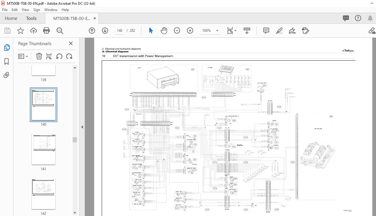 Challenger Technician Service Book МТ500B Series Tractors Workshop Service Manual - PDF DOWNLOAD - Image 4