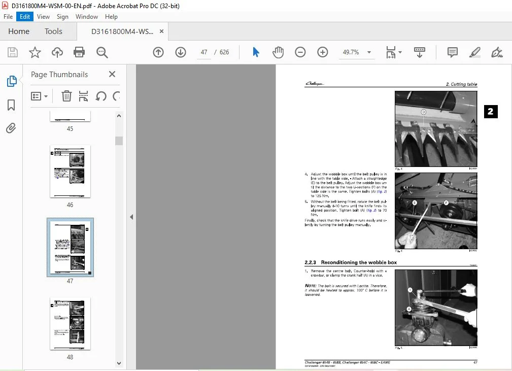 Challenger Workshop Manual For 654B-658B 654C-658C Combine Series - PDF DOWNLOAD - Image 4