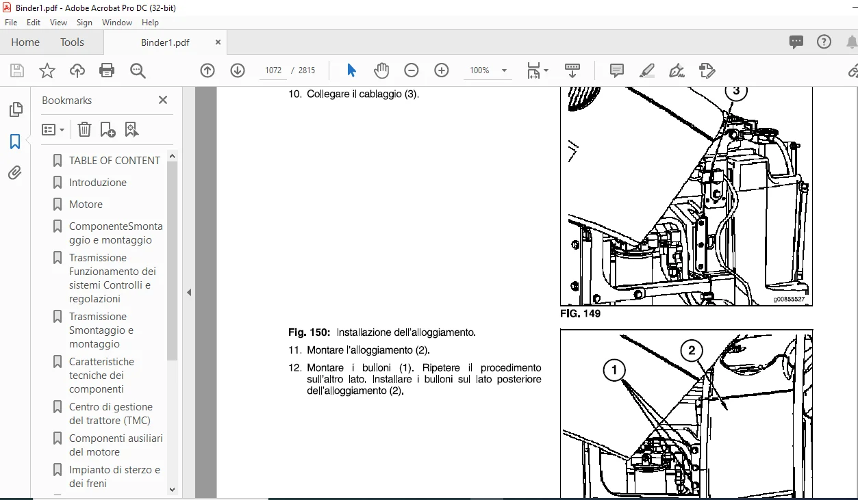 Challenger МТ735 МТ745 МТ755 МТ765 МТ745В МТ755В МТ765В Track Tractor Service Manual -(ltalian) - Image 2