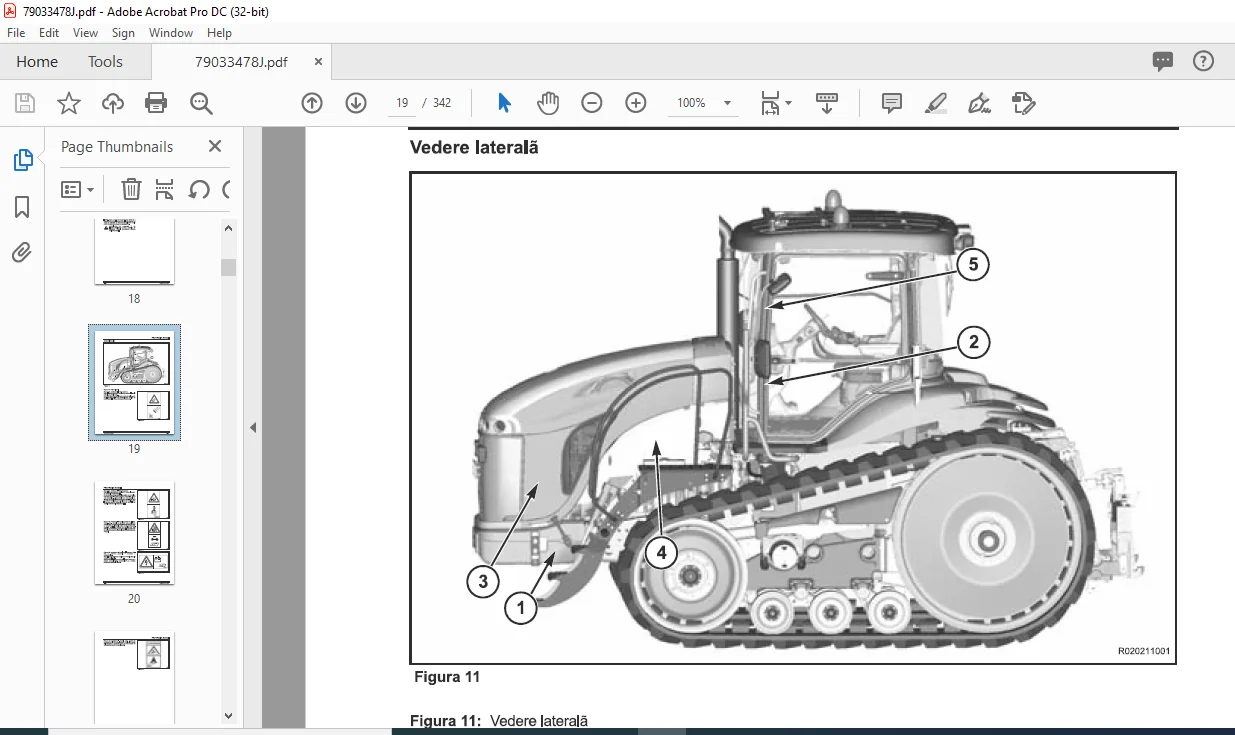 Challenger МТ745С МТ755С МТ765С Pista cauciuc tractor- СЕ Manualul Operatorului 79033478 J - (Romania) - Image 4