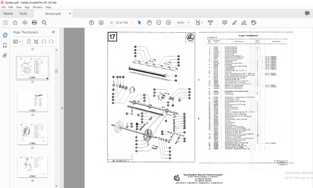 Claas Senator Spare Parts List Manual - PDF DOWNLOAD - HeyDownloads ...