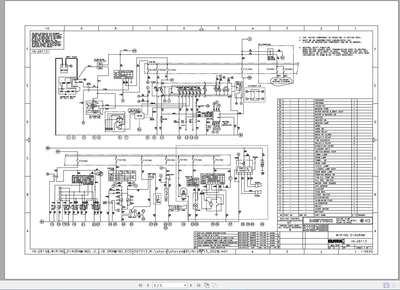 Clark Forklift PDF Service Manual, Maintenance, Schematic and Service Bulletins - COMPLETE - Image 4