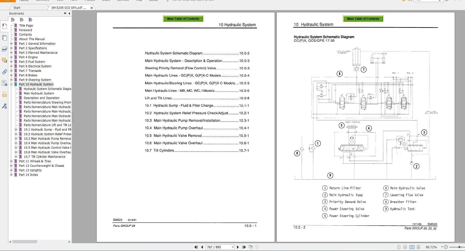 Clark Forklift PDF Service Manual, Maintenance, Schematic and Service Bulletins - COMPLETE - Image 8