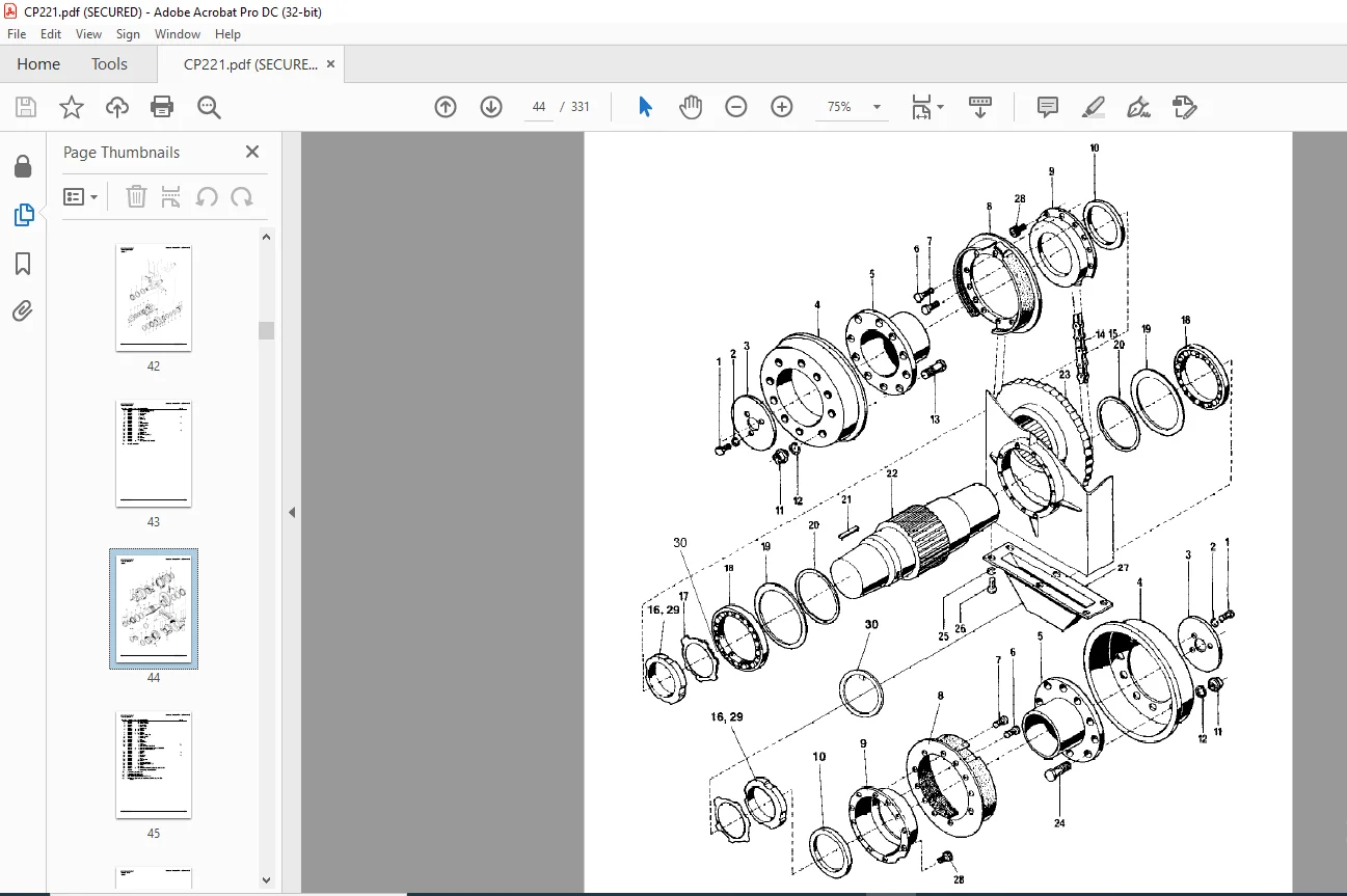 Dynapac CP221 Spare Parts Catalogue SCP221-1EN4 - PDF DOWNLOAD - Image 2