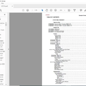 Dynapac CP274 Spare Parts Catalogue  Manual  - PDF DOWNLOAD