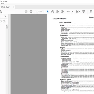 Dynapac CT262 Spare Parts Catalogue Manual - PDF DOWNLOAD