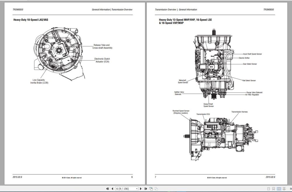 Eaton Transmission PDF Manuals 3.14GB Complete Collection - DOWNLOAD ...