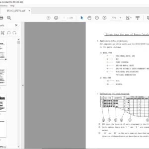 Iseki SF310/SF370 Parts Manual - PDF DOWNLOAD