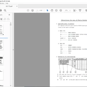 Iseki SG173H Parts Manual - PDF DOWNLOAD