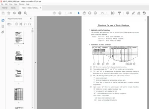 Iseki SGR17/SGR19/SGR22 Parts Manual - PDF DOWNLOAD