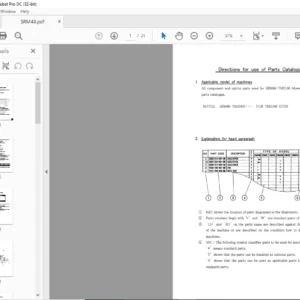 Iseki SRM48 Parts Manual - PDF DOWNLOAD