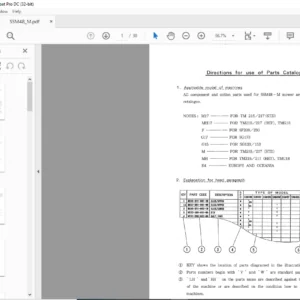 Iseki SSM48-M Parts Manual - PDF DOWNLOAD