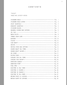 Iseki TK527 TK532 TK538 Parts Manual - PDF  DOWNLOAD